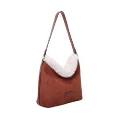 Sac Cabas En Simili Daim Avec Bordure Fausse Fourrure -Accessoires De Mode pdtimg 5020299hd