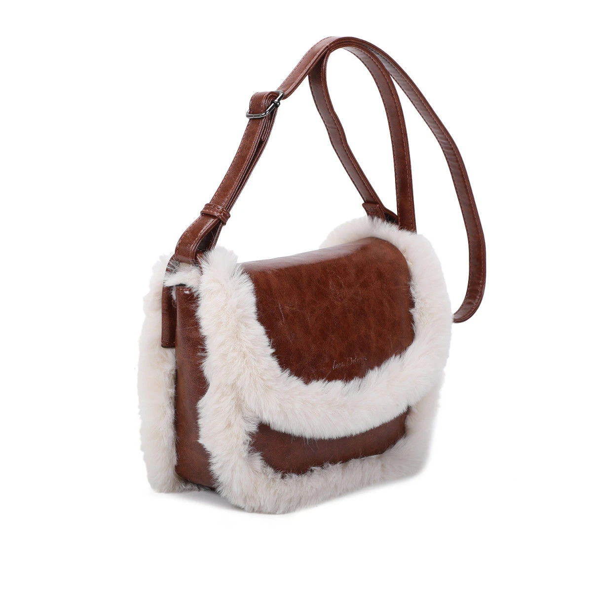 Sac Bandoulière à Rabat Avec Bordure En Fausse Fourrure 10 Sac Bandoulière à Rabat Avec Bordure En Fausse Fourrure – Image 8