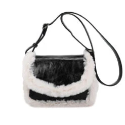 Sac Bandoulière à Rabat Avec Bordure En Fausse Fourrure 30 Sac Bandoulière à Rabat Avec Bordure En Fausse Fourrure -Accessoires De Mode pdtimg 5020320hd