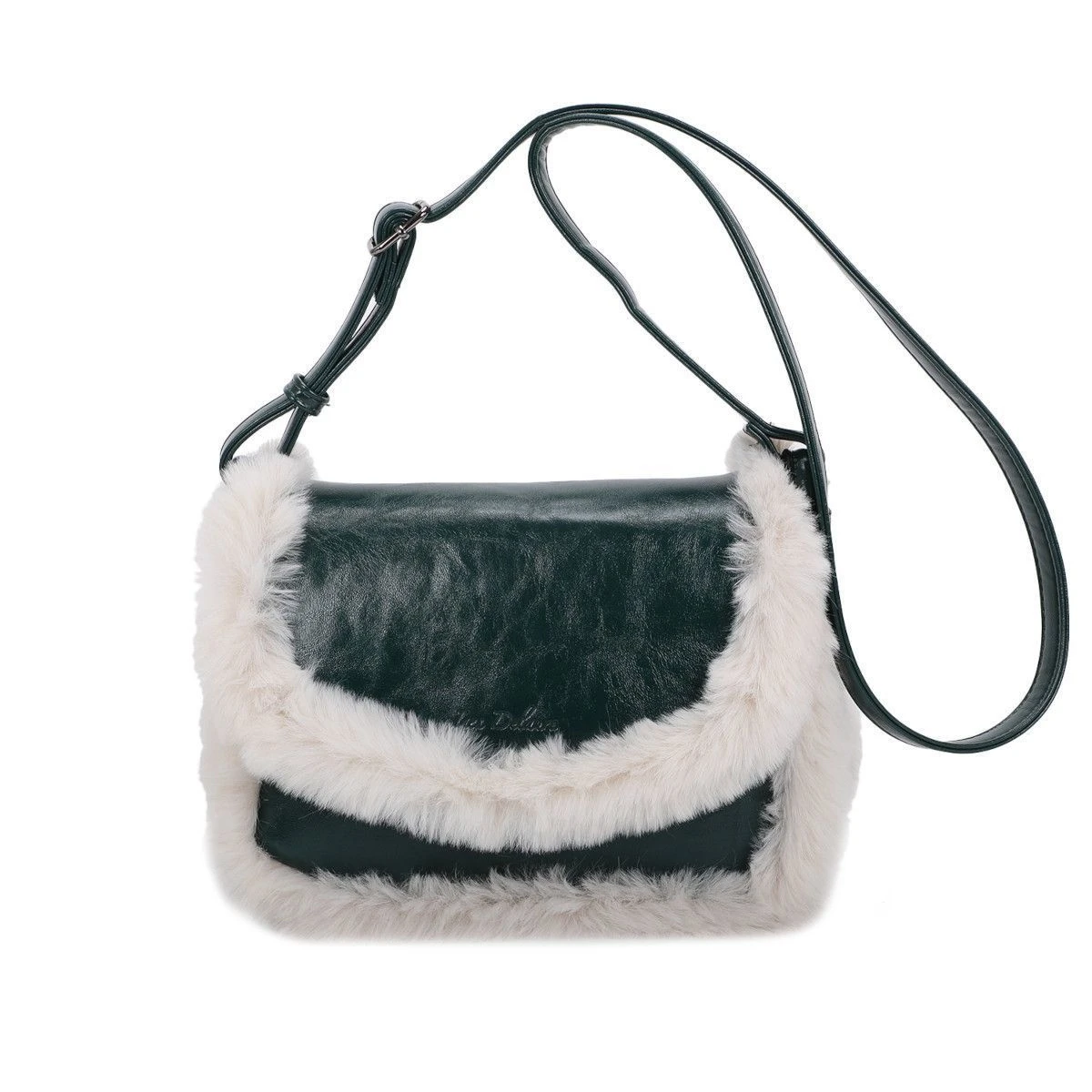 Sac Bandoulière à Rabat Avec Bordure En Fausse Fourrure 17 Sac Bandoulière à Rabat Avec Bordure En Fausse Fourrure – Image 15