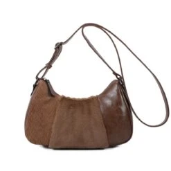 Sac Bandoulière Réalisé Dans Un Mélange De Matières -Accessoires De Mode pdtimg 5020328hd