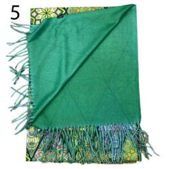 Écharpe à Imprimé Abstrait Avec Extrémités à Franges -Accessoires De Mode pdtimg 5022029hd