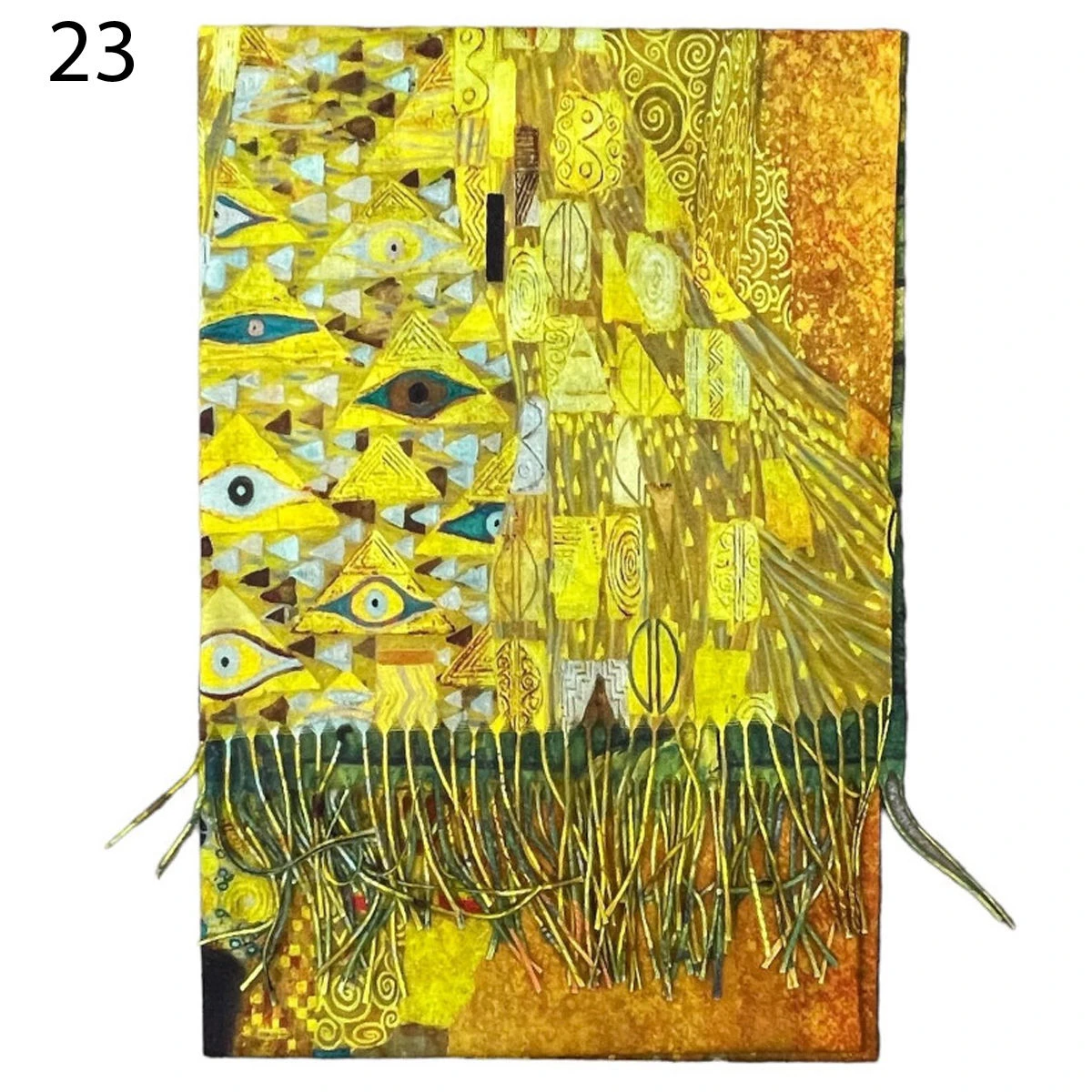 Écharpe Parée Un Imprimé Inspiré De Belle Peinture 12 Écharpe Parée Un Imprimé Inspiré De Belle Peinture – Image 10