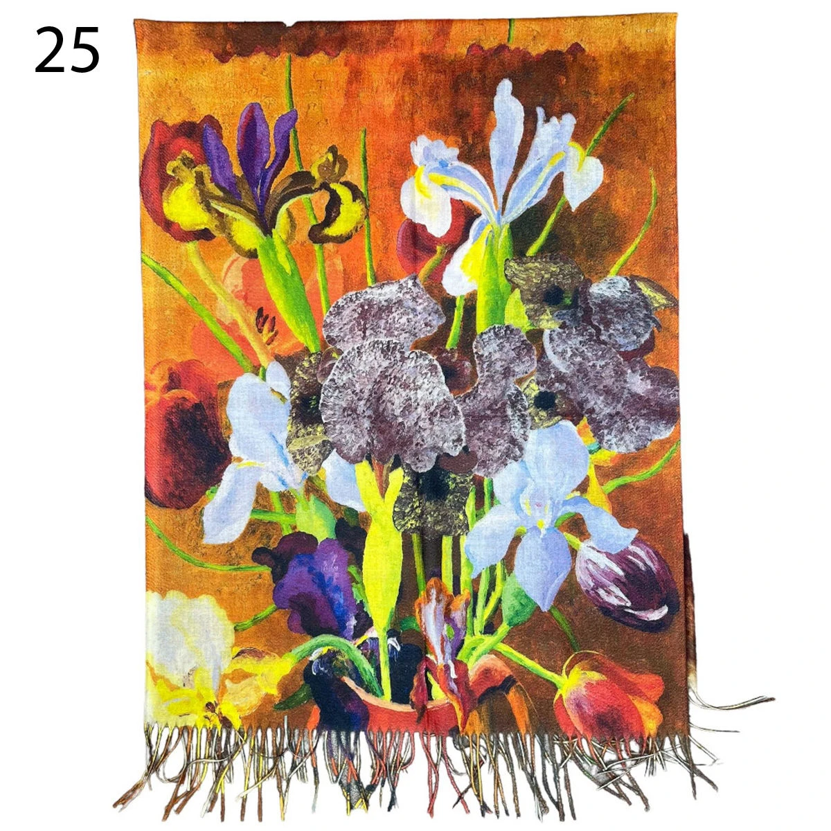 Écharpe Parée Un Imprimé Inspiré De Belle Peinture 19 Écharpe Parée Un Imprimé Inspiré De Belle Peinture – Image 17