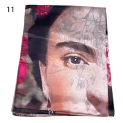 Longue écharpe Effet Satiné Dotée De Motifs Imprimés -Accessoires De Mode pdtimg 5022141hd