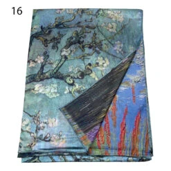 Longue écharpe Effet Satiné Dotée De Motifs Imprimés -Accessoires De Mode pdtimg 5022151hd