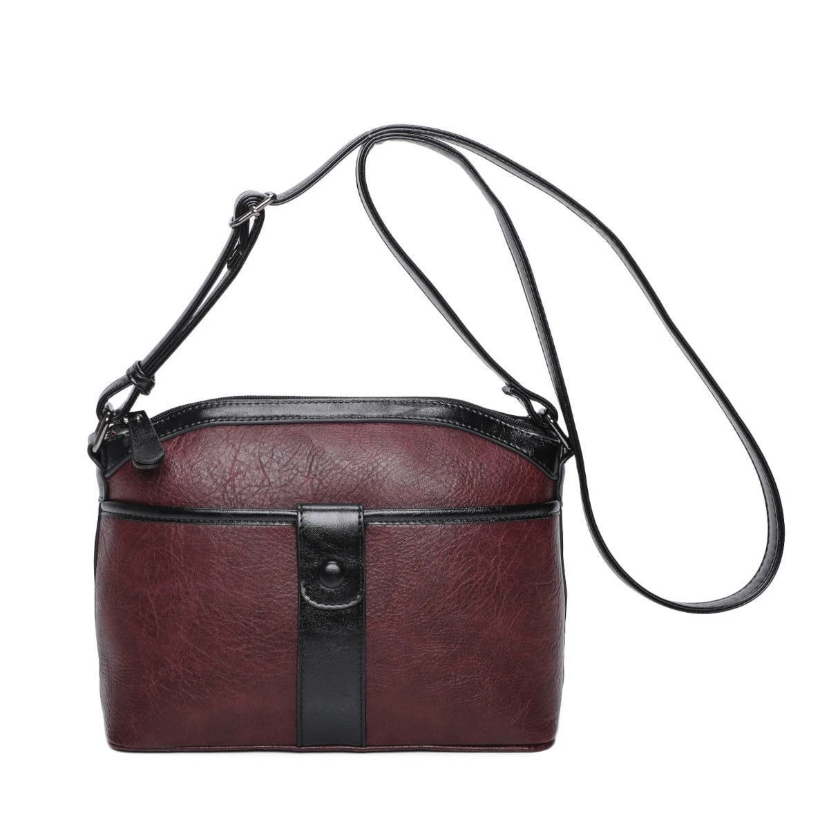 Sac Besace Zippé En Similicuir Porté En Bandoulière 20 Sac Besace Zippé En Similicuir Porté En Bandoulière – Image 18