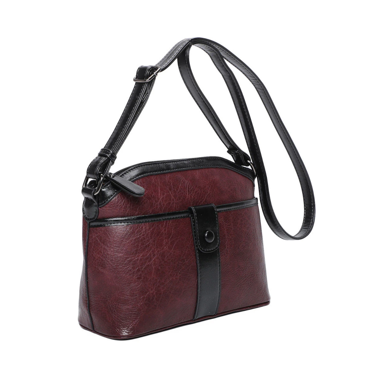 Sac Besace Zippé En Similicuir Porté En Bandoulière 21 Sac Besace Zippé En Similicuir Porté En Bandoulière – Image 19