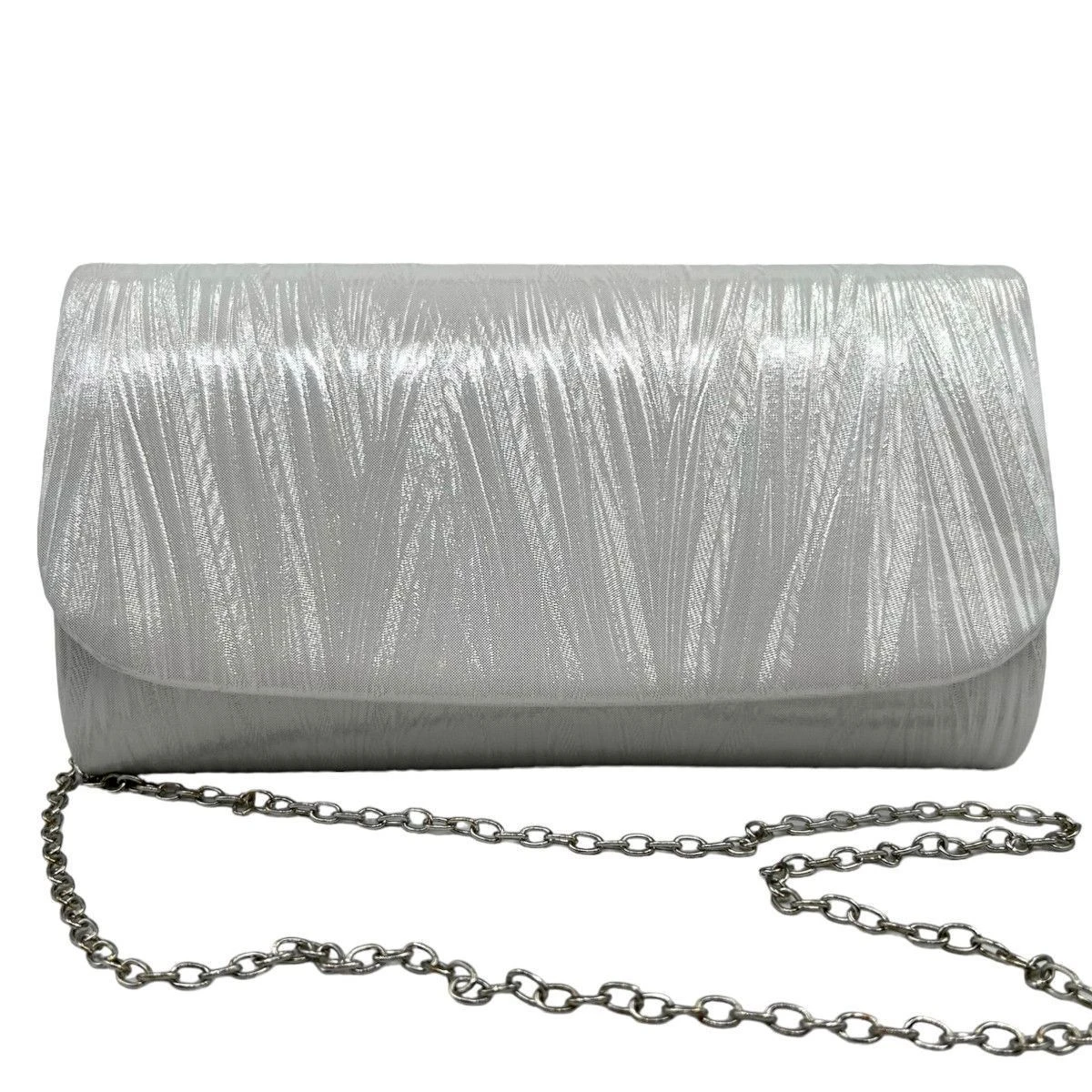 Pochette De Soirée Effet Brillant Fermeture Boutonnée à Rabat 4 Pochette De Soirée Effet Brillant Fermeture Boutonnée à Rabat – Image 2