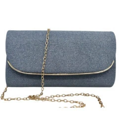 Pochette Design Pailletée Avec Un Rabat à Bordure Dorée -Accessoires De Mode pdtimg 5023614hd