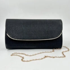 Pochette Design Pailletée Avec Un Rabat à Bordure Dorée -Accessoires De Mode pdtimg 5023622hd