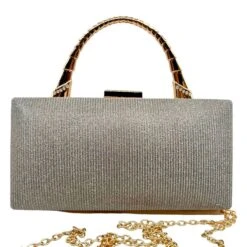 Sac Soirée Rigide Avec Des Strass Sur Le Bas Des Poignets -Accessoires De Mode pdtimg 5023652hd