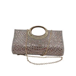 Sac Pochette De Soirée Avec Strass En Cristal étincelant -Accessoires De Mode pdtimg 5023664hd