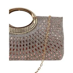 Sac Pochette De Soirée Avec Strass En Cristal étincelant -Accessoires De Mode pdtimg 5023667hd