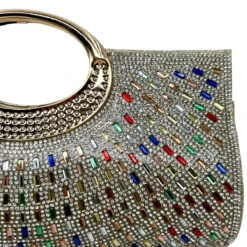 Sac Pochette De Soirée Avec Strass En Cristal étincelant -Accessoires De Mode pdtimg 5023670hd