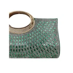 Sac Pochette De Soirée Avec Strass En Cristal étincelant -Accessoires De Mode pdtimg 5023674hd