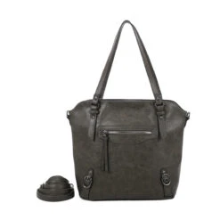 Sac Orné De Boucles Et Poche Frontale à Tirette Fantaisie -Accessoires De Mode pdtimg 5030771hd