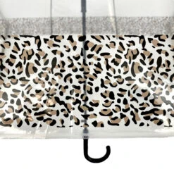 Parapluie Transparent POE à 8 Baleines Bordure Léopard -Accessoires De Mode pdtimg 5030997hd