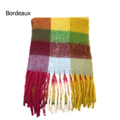 Écharpe épaisse à Carreaux Avec Franges - 15 Couleurs 33 Écharpe épaisse à Carreaux Avec Franges - 15 Couleurs -Accessoires De Mode pdtimg 5031819hd