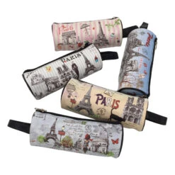 Assortiment Trousse Scolaire Ronde Design Ville De Paris