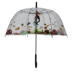 Parapluie Cloche Transparent Illustration Vie Sous-marine
