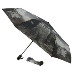 Parapluie Pliant Automatique à Motif Multitude D'animaux