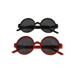 Lunettes De Soleil Enfant Format Ronde En Verres Teintés