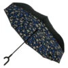 Parapluie Inversé Motif Avec Des Fleurs Marguerite Bleu -Accessoires De Mode product 10724602hd