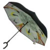 Parapluie Inversé Blanc Avec Imprimé Chats Sur La Toiture -Accessoires De Mode product 10724615hd