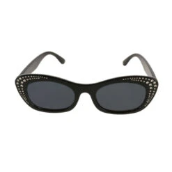 Assortiment Lunettes Solaire à Monture Ornée Strass Blanc