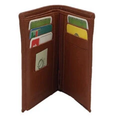 Portefeuille à 2 Volets En Cuir Gold Avec Protection Anti Fraude