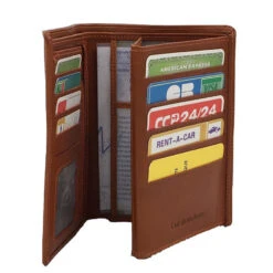 Portefeuille En Cuir Vachette Avec Protection Anti Fraude Gold