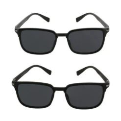 Lunettes De Soleil à Monture Moulée Avec Plastique Noir