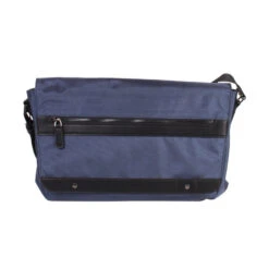 Sac Porté De Travers En Rabat Avec Multiples Poches Marine