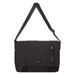 Sac Reporter En Toile De Nylon Avec Rabat à Fermoir Clip