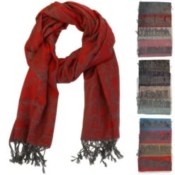 Assortiment écharpe Imprimé Avec Des Extrémités Frangées
