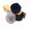 Pompons Imitation Fourrure De Lapin (1 Pompon Marine Et 2 Pompons De Couleurs Aléatoires) -Accessoires De Mode product 10860174hd
