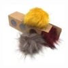 Pompons Fausse Fourrure De Marmotte ( 1 Pompon Moutarde Et 2 Pompons De Couleurs Aléatoires) -Accessoires De Mode product 10860196hd