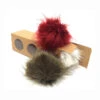 Pompons Fausse Fourrure De Marmotte ( 1 Pompon Carmin Et 2 Pompons De Couleurs Aléatoires) 2 Pompons Fausse Fourrure De Marmotte ( 1 Pompon Carmin Et 2 Pompons De Couleurs Aléatoires) -Accessoires De Mode product 10860210hd
