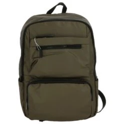 Sac à Dos Coloris Uni Café équipé Plusieurs Rangements