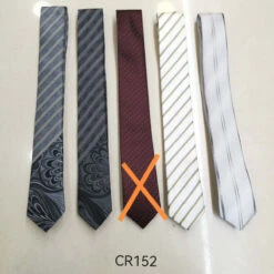 Assortiment Cravate Ultra Tendance Avec Motif Rayures