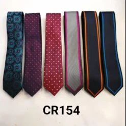 Assortiment Cravate En Tissu Au Motif Fantaisie Coloré