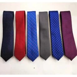 Assortiment Cravate En Micro Motif Graphique All-over