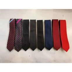 Assortiment Cravate à Micro Motif De Forme Géométrique