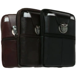 Porte Monnaie à Poche Rabat En Tuck Et 2 Poches Zippées