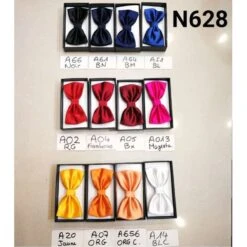 Noeud Papillon Pré-noué En Tissu Satiné Couleur Au Choix