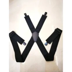 Bretelles Larges Avec Bande En élastique Noir