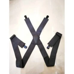 Bretelles Larges Avec Bande En élastique Gris Foncé