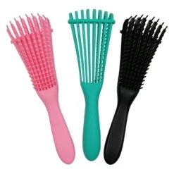 Brosse à Cheveux Démêlante Pour Les Cheveux Bouclés