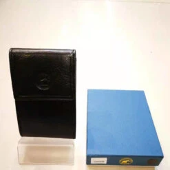 Porte Monnaie à Rabat Avec 2 Fentes Pour Cartes Au Dos Noir